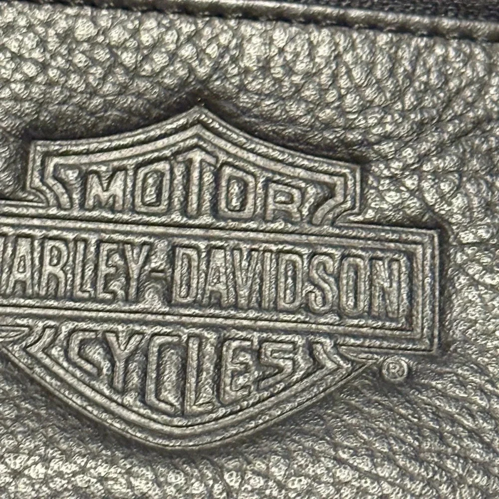 Harley-Davidson Black Leather Coin Purse - Picture 6 of 6
